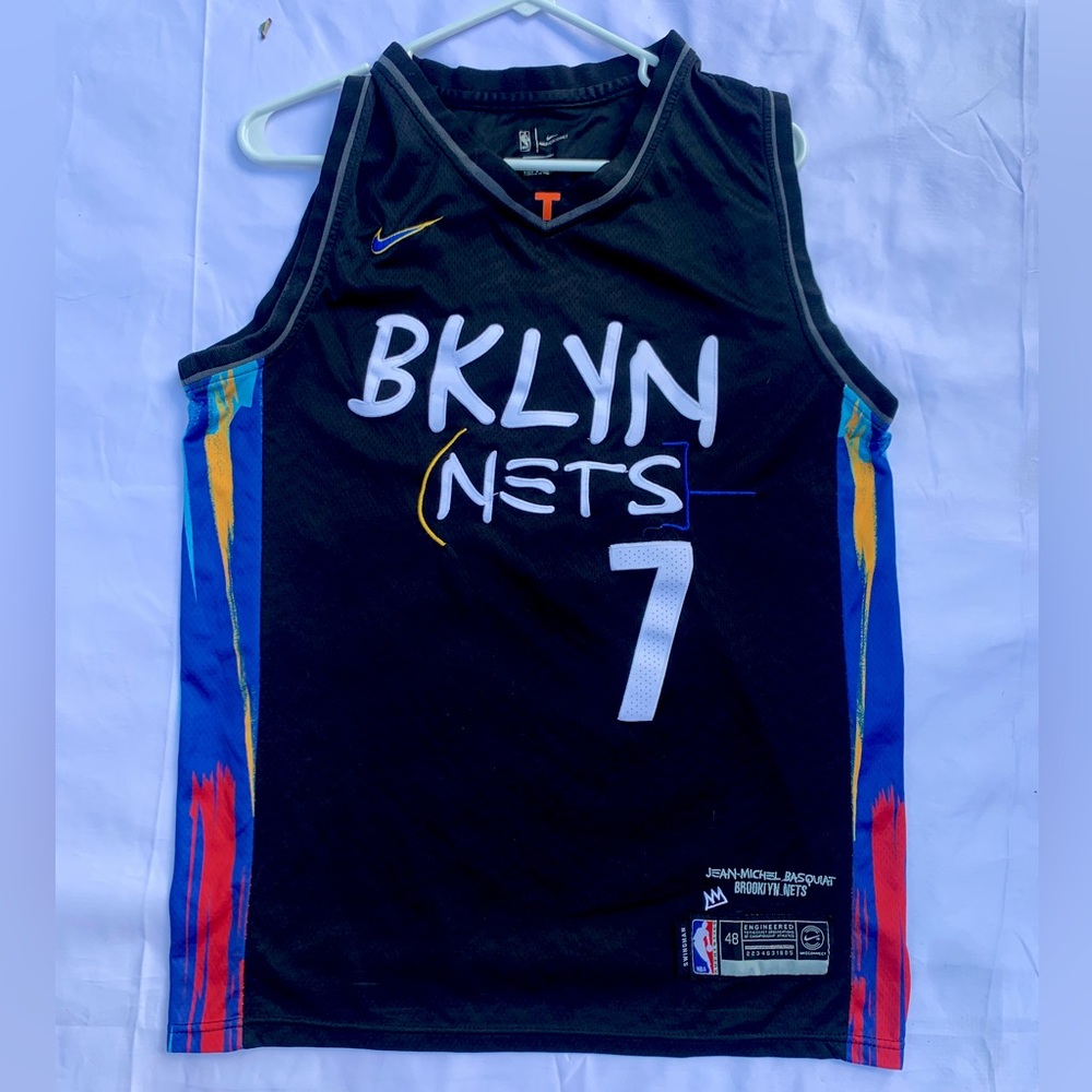 NIKE - Kevin Durant special edition Basquiat Nets jersey size medium